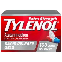 Tylenol Tylenol Extra Strength Pain Reliever & Fever Reducer Rapid Release Gelcaps Acetaminophen