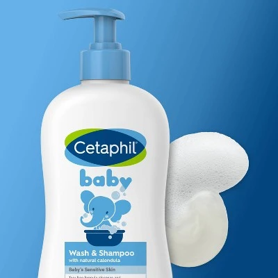 Cetaphil Baby 2 in 1 Hair Shampoo And Body Wash 13.5 fl oz