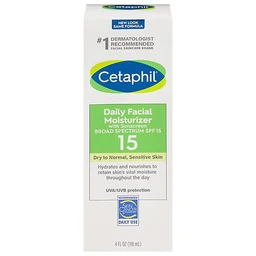 Cetaphil Cetaphil Daily Facial Moisturizer, All Skin Types, SPF 15