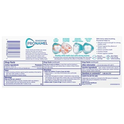 Sensodyne ProNamel Fresh Breath Toothpaste 2ct/8oz