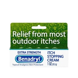 Benadryl Benadryl Extra Strength Itch Relief Cream Topical Analgesic  1oz