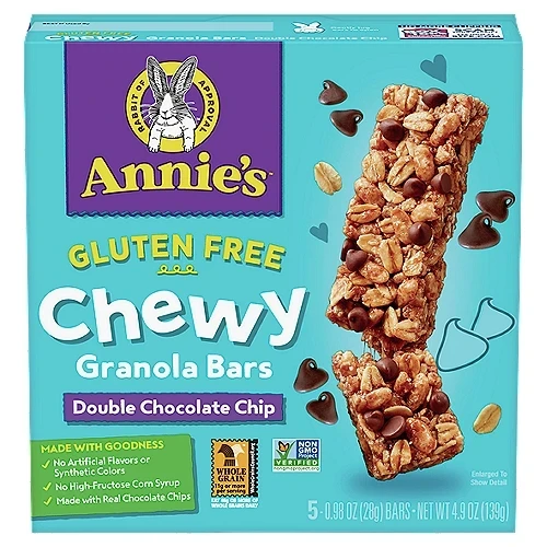 Annie's Chewy Granola Bar Chocolate Chip Granola 5.28oz 6ct