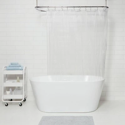 Solid Super Soft PEVA Shower Liner Clear Room Essentials™