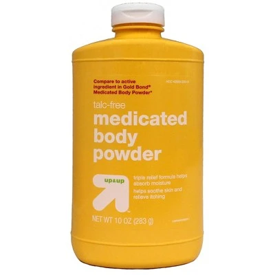 Medicated Body Powder Talc Free  10oz  Up&Up™