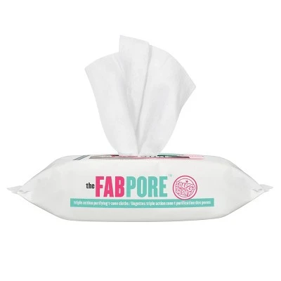 Soap & Glory Fab Pore T Zone Triple Action Purifying Cloths  25 ct