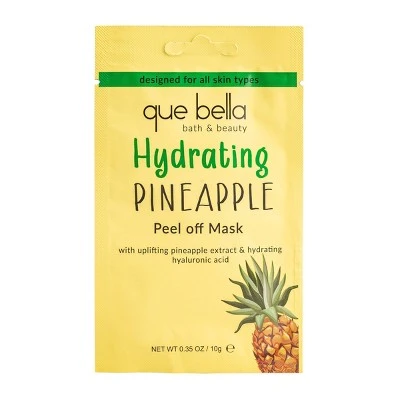 Que Bella Hydrating Pineapple Peel Off Face Mask  0.35oz