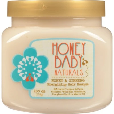 Honey Baby Naturals Honey & Ginseng Energizing Hair Masque 10.5oz