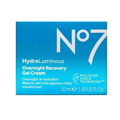 No7 HydraLuminous Overnight Recovery Gel Cream  1.69 fl oz