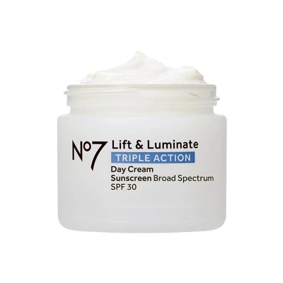 No7 Lift & Luminate Triple Action Day Cream SPF 30  1.69oz