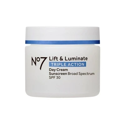 No7 Lift & Luminate Triple Action Day Cream SPF 30  1.69oz