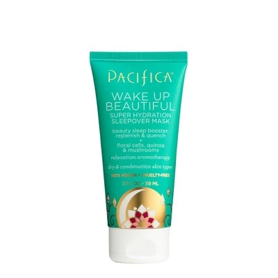 Pacifica Wake Up Beautiful Super Hydration Sleepover Face Mask  2 fl oz