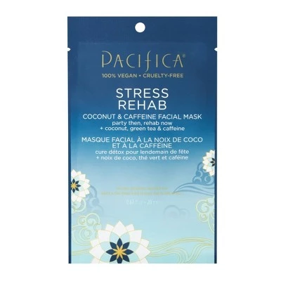 Pacifica Stress Rehab Coconut & Caffeine Face Mask 0.67 fl oz