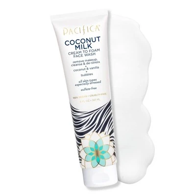 Pacifica Coconut Milk Cream to Foam Face Wash  5 fl oz