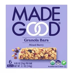MadeGood MadeGood Mixed Berry Granola Bars 6ct