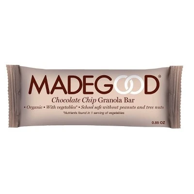 MadeGood Chocolate Chip Granola Bars 6ct