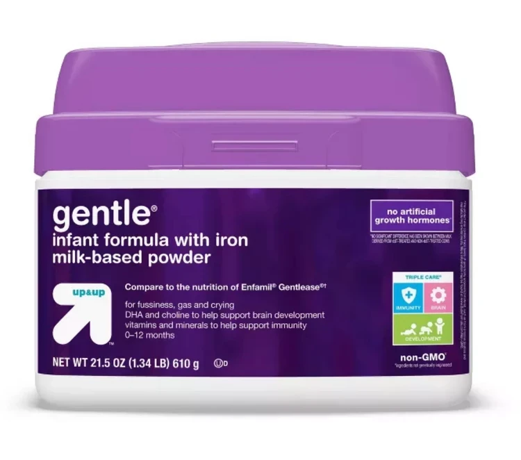 Gentle Non GMO Infant Formula with Iron Powder  21.5oz  Up&Up™
