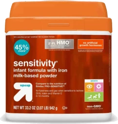 Up&Up Sensitivity HMO Infant Formula with Iron Powder  33.2oz  Up&Up™