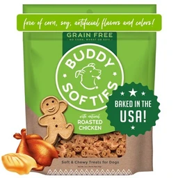 Buddy Biscuits Buddy Biscuits Grain Free Chicken Soft & Chewy Treats 5oz