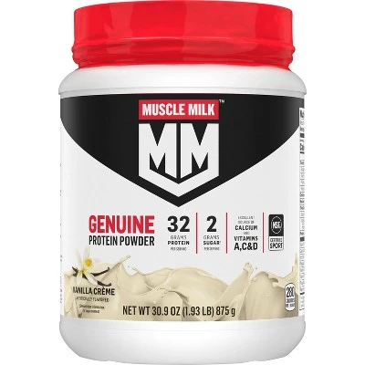 Muscle Milk Vanilla Creme Protein Powder, Vanilla Creme