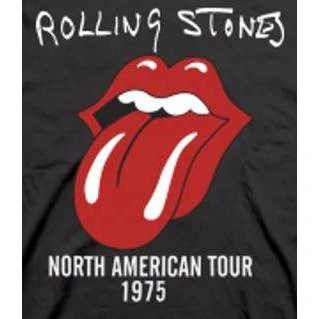 Men's The Rolling Stones Short Sleeve Graphic T Shirt  Black