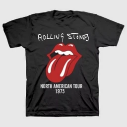 Bravado Men's The Rolling Stones Short Sleeve Graphic T Shirt  Black