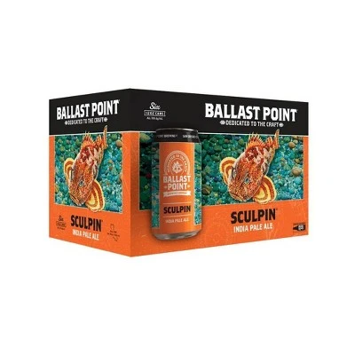 Ballast Point Sculpin IPA Beer  6pk/12 fl oz Cans