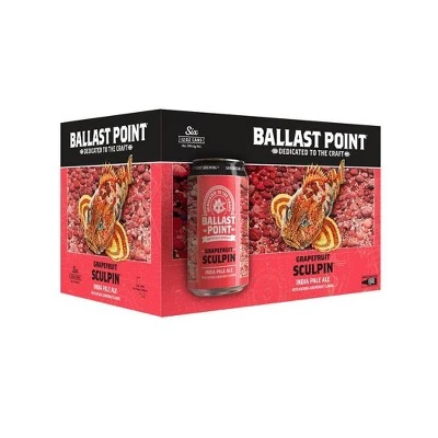 Ballast Point Grapefruit Sculpin IPA Beer  6pk/12 fl oz Cans