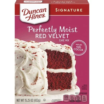 Duncan Hines Red Velvet Cake Mix  16.5 oz