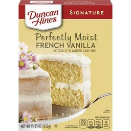 Duncan Hines Duncan Hines Moist Deluxe French Vanilla Premium Cake Mix  15.25oz