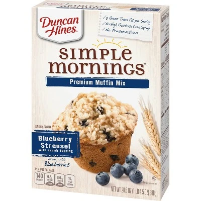 Duncan Hines Blueberry Muffin Mix  21.5oz