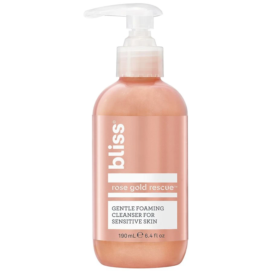 Bliss Rose Gold Rescue Gentle Foaming Cleanser For Sensitive Skin  6.4 fl oz