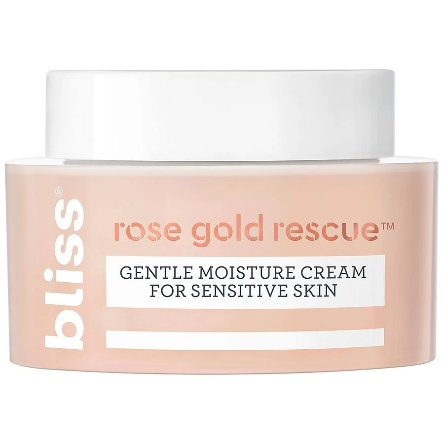 Bliss Rose Gold Rescue Gentle Moisture Cream For Sensitive Skin  1.5 fl oz