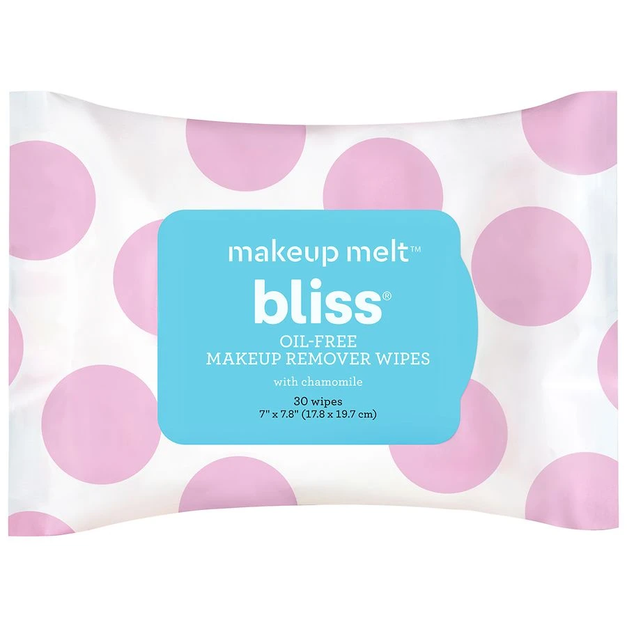 Bliss Makeup Melt Oil Free Makeup Remover Wipes  30ct