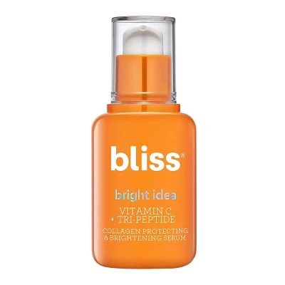 Bliss Bright Idea Vitamin C + Tri Peptide Collagen Protecting & Brightening Serum 1 fl oz