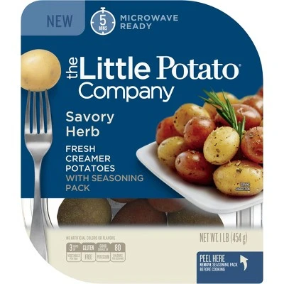 The Little Potato Savory Herb Microwavable Vegan Potatoes  1lb