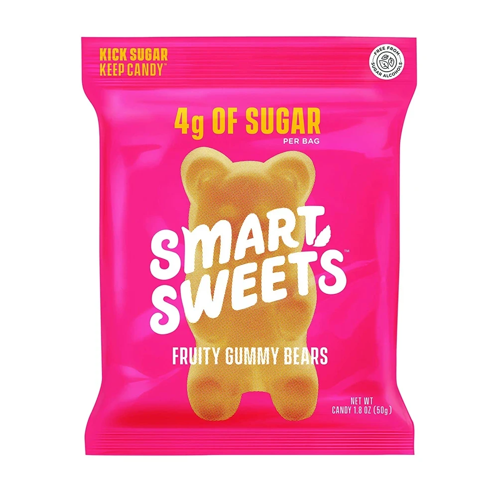 SmartSweets Fruity Gummy Bears  1.8oz
