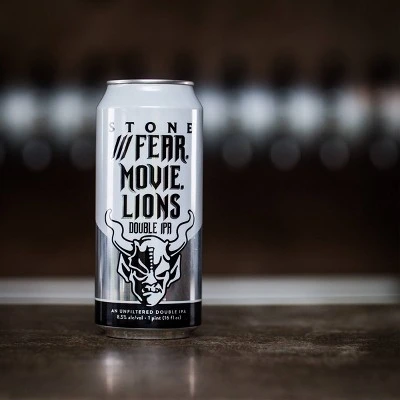 Stone ///Fear.Movie.Lions Double IPA Beer 6pk/16 fl oz Cans