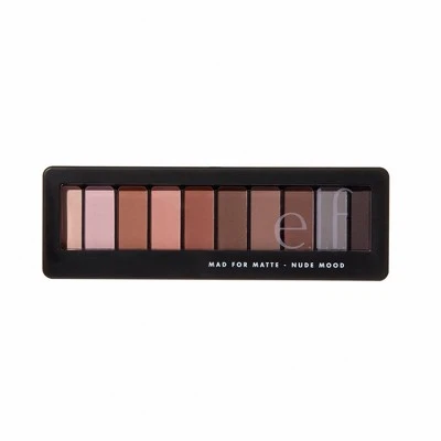 e.l.f. Mad for Matte Eyeshadow Palette Nude Mood  0.49oz