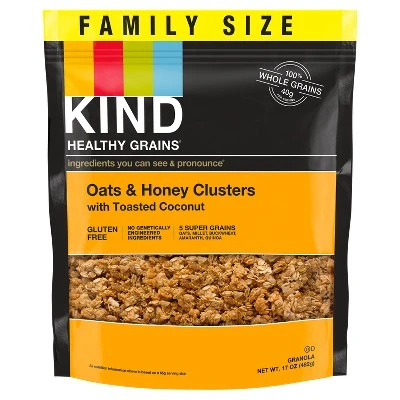 KIND Oats & Honey Clusters Granola  17oz