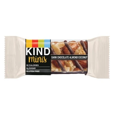KIND Minis Salted Caramel Dark Chocolate + Dark Chocolate Almond Coconut 20ct