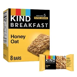 KIND KIND Honey Oat Breakfast Bars 4pk of 2 Bars