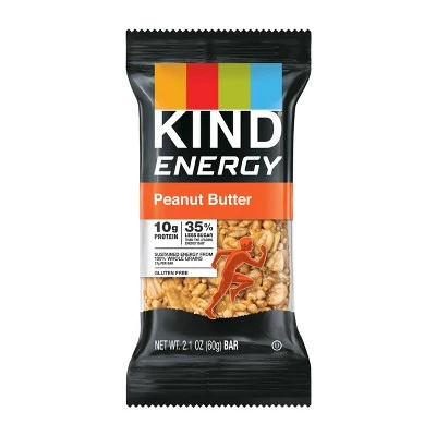 KIND Energy Bar Peanut Butter  12.6oz/6ct