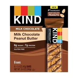 KIND KIND Chocolate Series Milk Chocolate Peanut Butter Bar 8.4oz/6ct