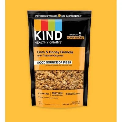 KIND Healthy Grains Oats & Honey Clusters  11oz