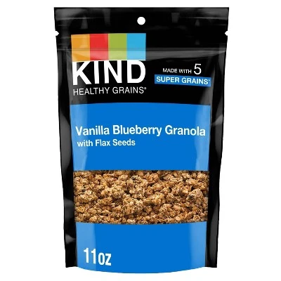 KIND Healthy Grains Fiber Vanilla Blueberry Clusters 11oz