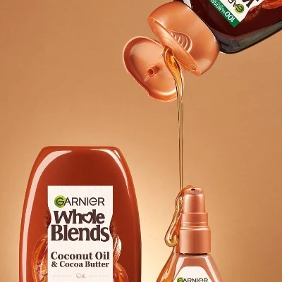 Garnier Whole Blends Whole Blends Smoothing Shampoo, Coconut Oil & Cocoa Butter Extracts