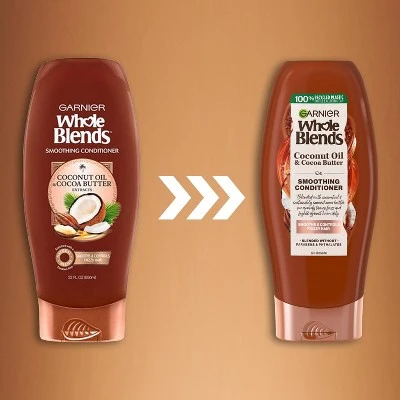 Garnier Whole Blends Coconut Oil & Cocoa Butter Extracts Smoothing Conditioner 22 fl oz