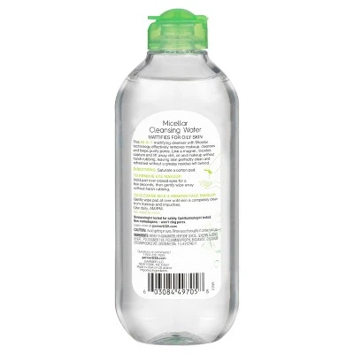Garnier SkinActive Micellar Cleansing Water  Oily Skin  13.5 fl oz