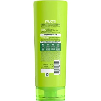 Garnier Fructis Sleek & Shine Conditioner for Frizzy, Dry, Unmanageable Hair  12 fl oz