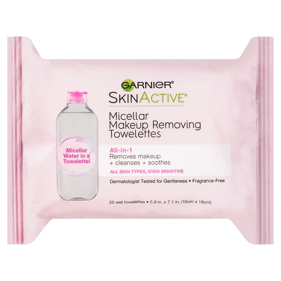 Garnier SKINACTIVE Micellar Makeup Remover Towelettes  25ct